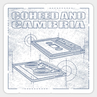 Coheed and Cambria Technical Drawing Sticker